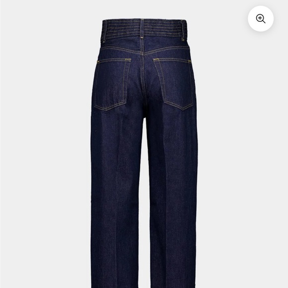 Frame Trapunto Dark Rinse Trouser Jeans - Picture 4 of 12